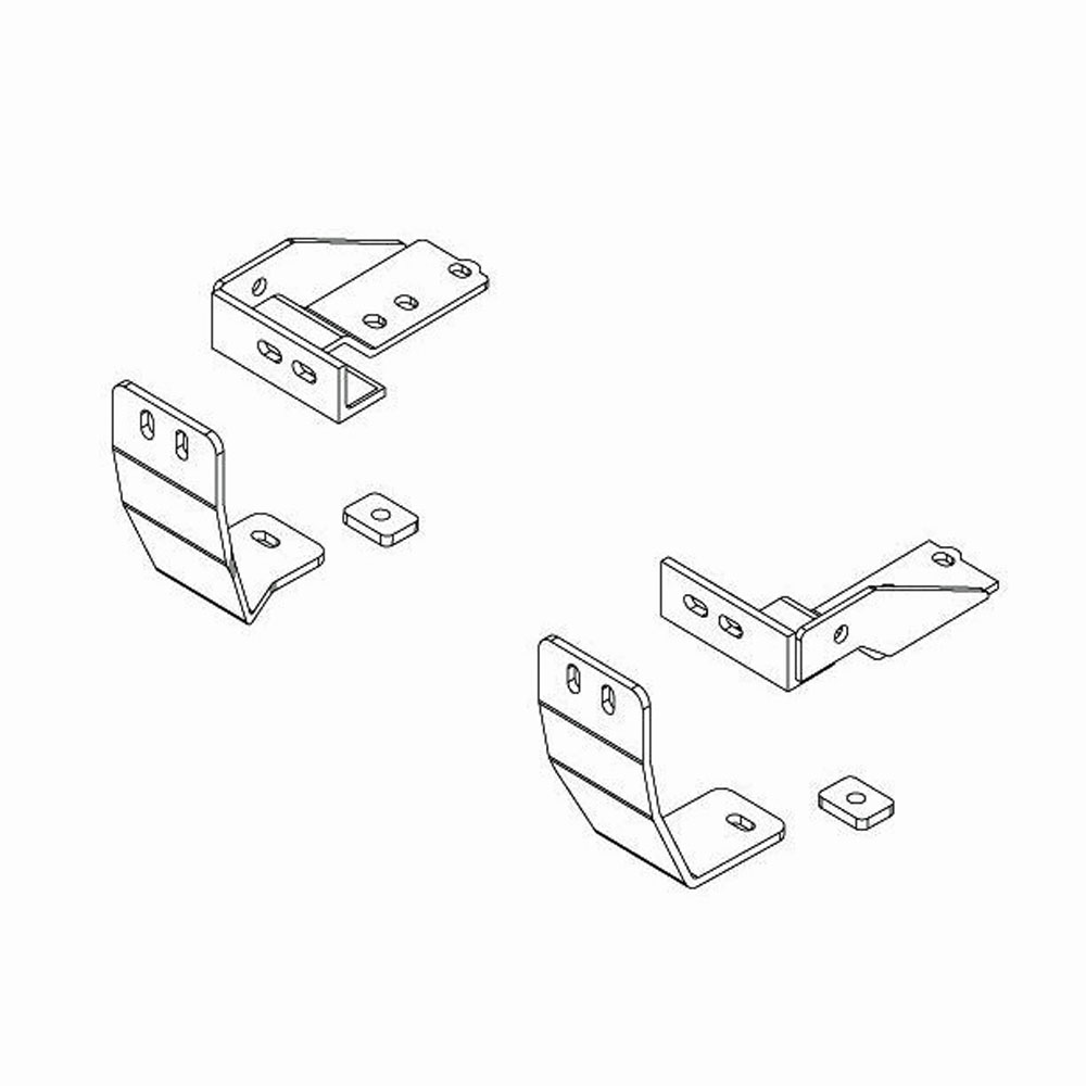 (image for) Jeep Wrangler 1998-2002 Roadmaster Classic Crossbar-Style Tow Bar Baseplate #1417-1
